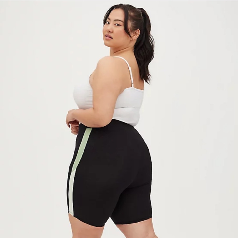 Torrid Colorblock Striped Bike Shorts Size 3X